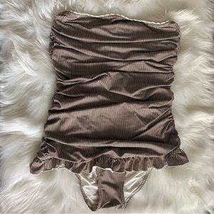 Juicy Couture Rouched One Piece Bathing Suit